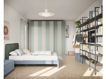 La cameretta Golf Y118 di Colombini Casa unisce design e funzionalità.