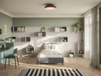 La cameretta Golf Y122 di Colombini Casa unisce stile e funzionalità.