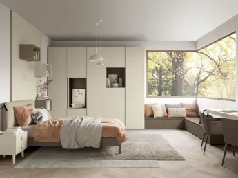 La cameretta Golf Y123 di Colombini Casa è un'opera d'architettura su misura per i più piccoli.