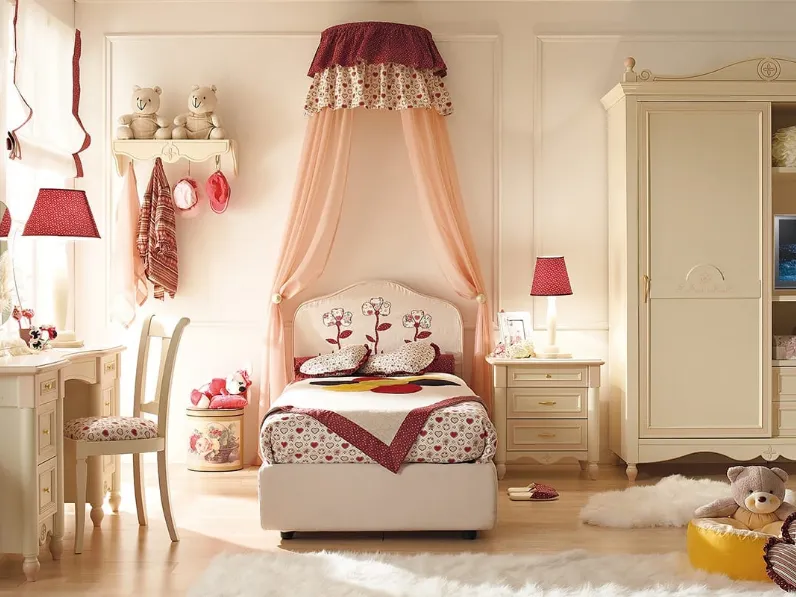 Cameretta componibile con scrivania Happy Night 200 di Ferretti e Ferretti