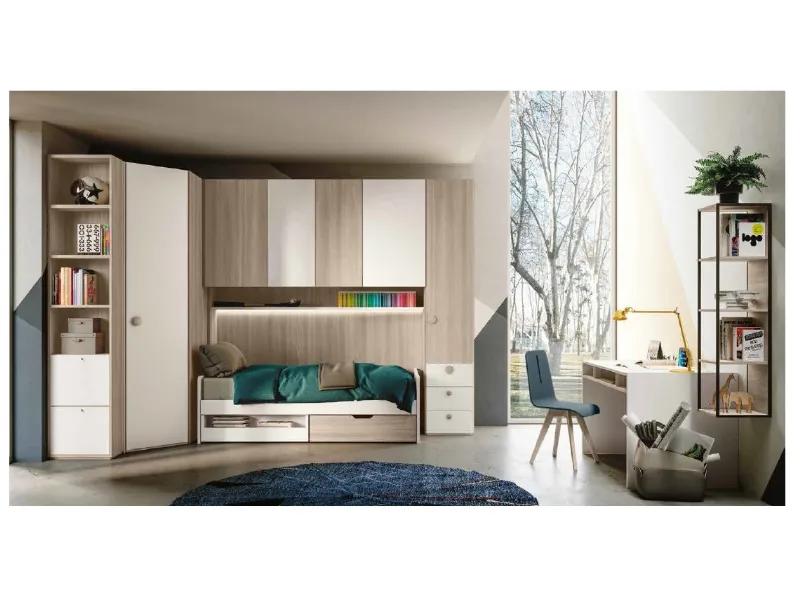 Cameretta a ponte con scrivania VCJ104 di Imab