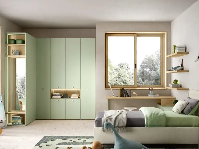 Cameretta componibile K117 di Moretti Compact Camerette