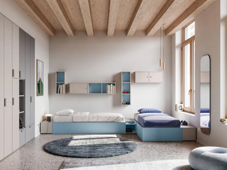 Cameretta Letto a Terra 15 di Mistral