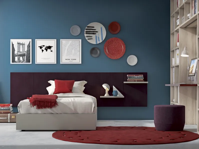 Cameretta in laccato opaco e melaminico Modernlife 02 di Mariani Plus