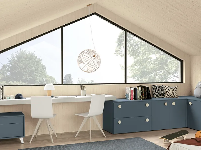 Cameretta componibile Momenti 06 K24 di Febal Casa