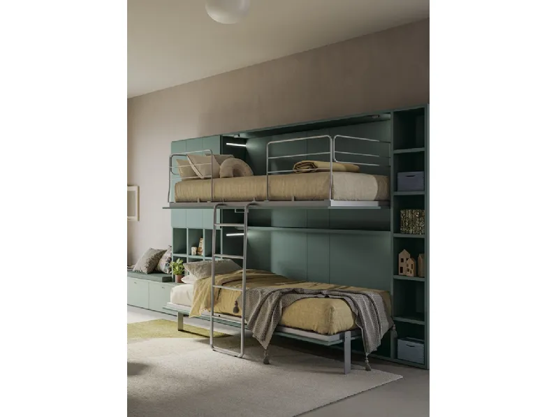 Cameretta salvaspazio Momenti 01 Y di Febal Casa