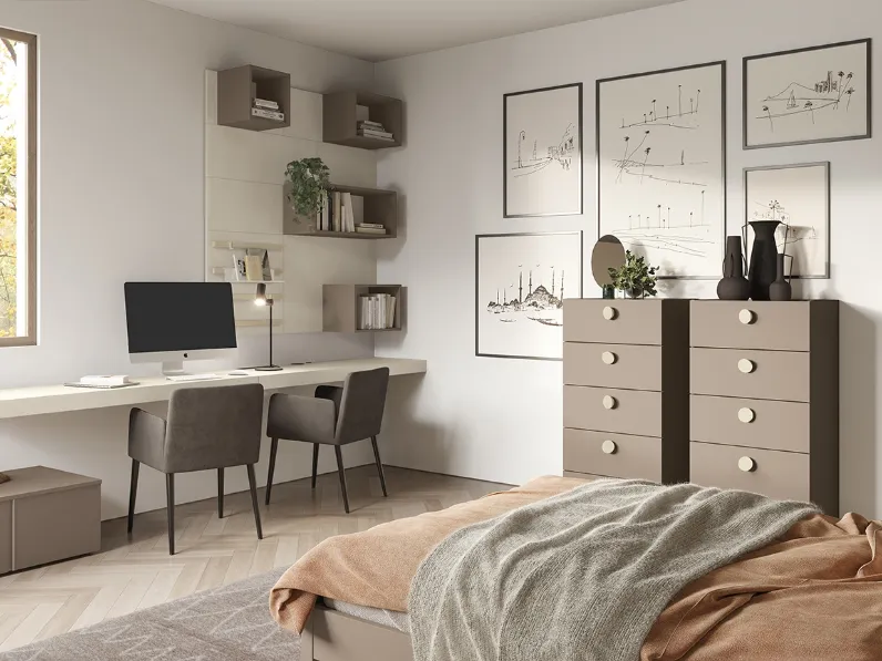 Cameretta Momenti 09 Y23 di Febal Casa