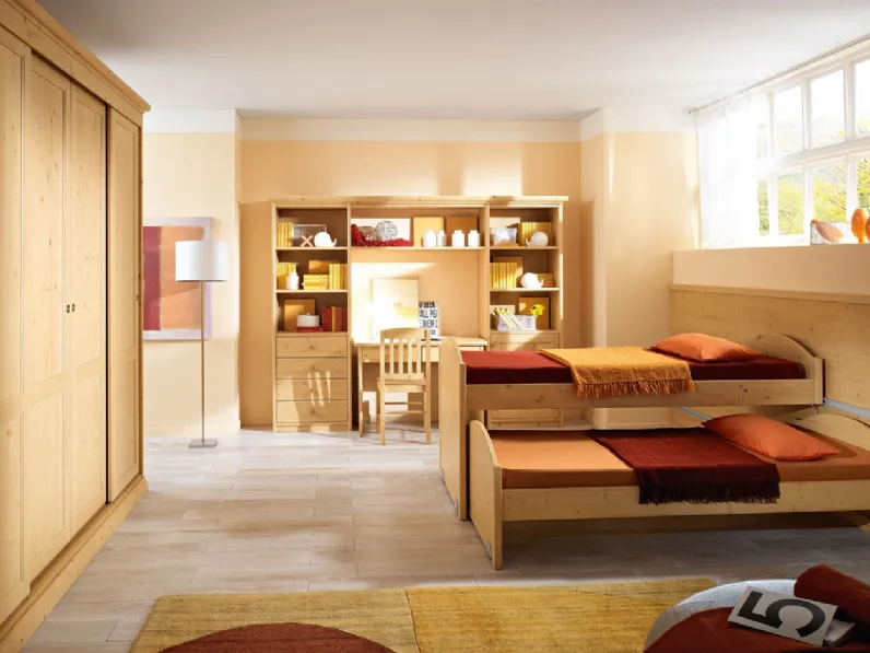 Cameretta con letto scorrevole Natura 006 di Linea3