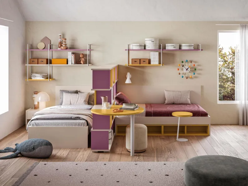 Cameretta componibile Next 07 di Corazzin