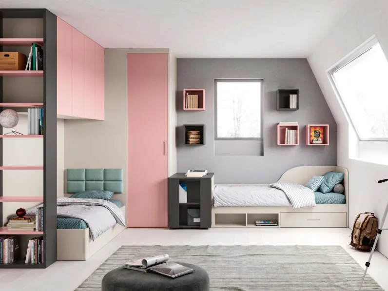 Cameretta a ponte Next 09 di Corazzin