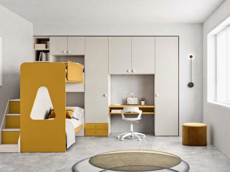 Cameretta a soppalco Next 19 di Corazzin