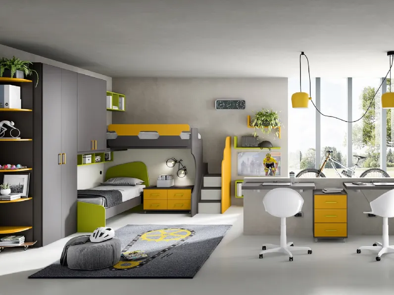 Cameretta a soppalco Omnia 6-03 di MCSMobili
