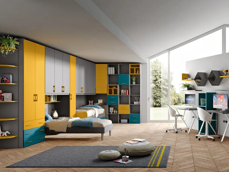 Cameretta a ponte Omnia 6-12 di MCSMobili