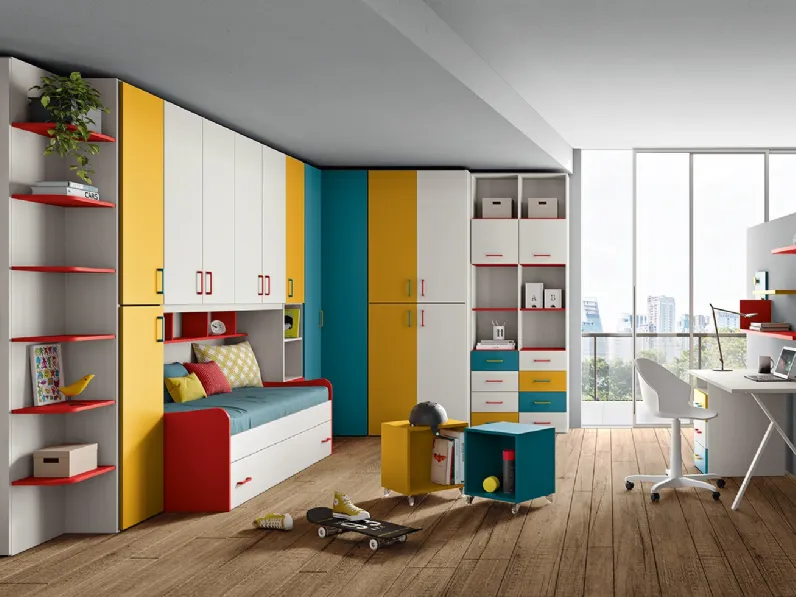 Cameretta a ponte Omnia 6-14 di MCSMobili