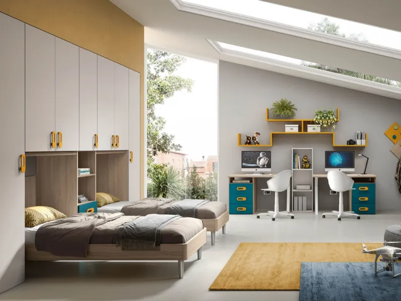 Cameretta Omnia 6-16 di MCSMobili