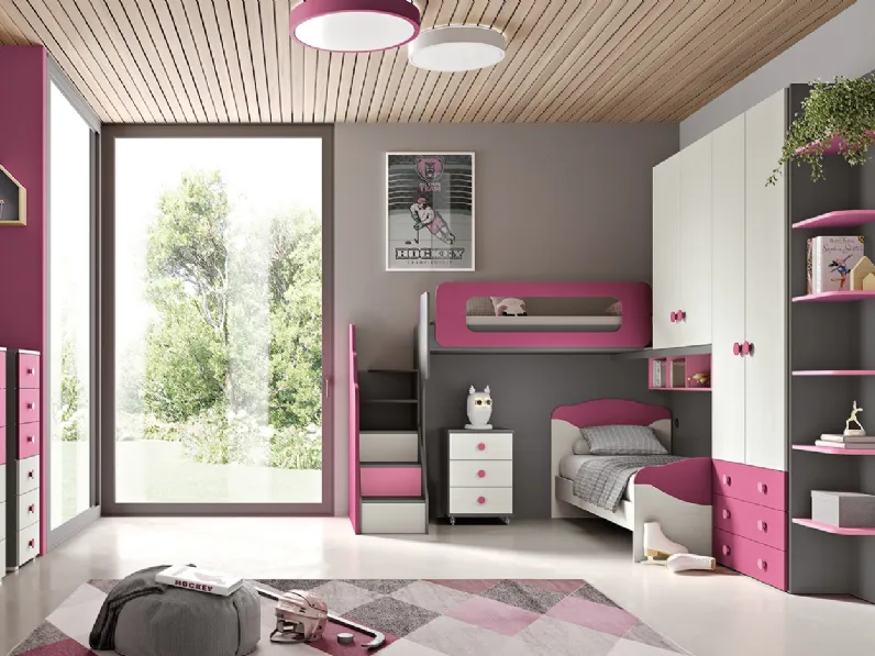 Cameretta a soppalco Omnia 6-20 di MCSMobili