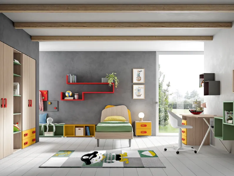 Cameretta componibile Omnia 6-21 di MCSMobili