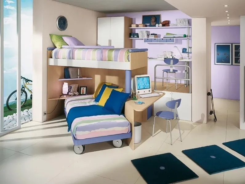 Cameretta in melaminico Soppalchi 03 di Sangiorgio