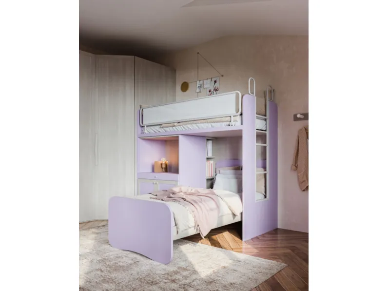 Cameretta moderna con letti a castello Space 20|13 di Corazzin