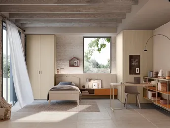 La cameretta classica SR03 Kora di Scandola unisce eleganza tradizionale e comfort.