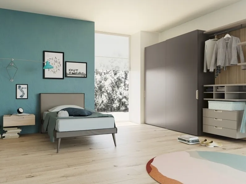 Cameretta componibile KéTipo Comp 03 di Zanotti Mobili