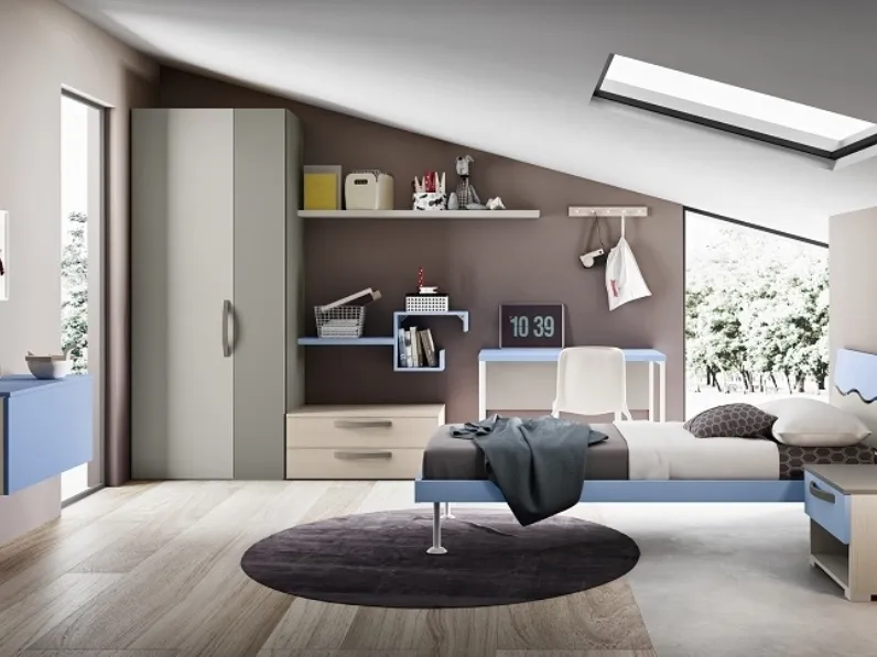 Cameretta su misura KéTipo Comp 10 di Zanotti Mobili