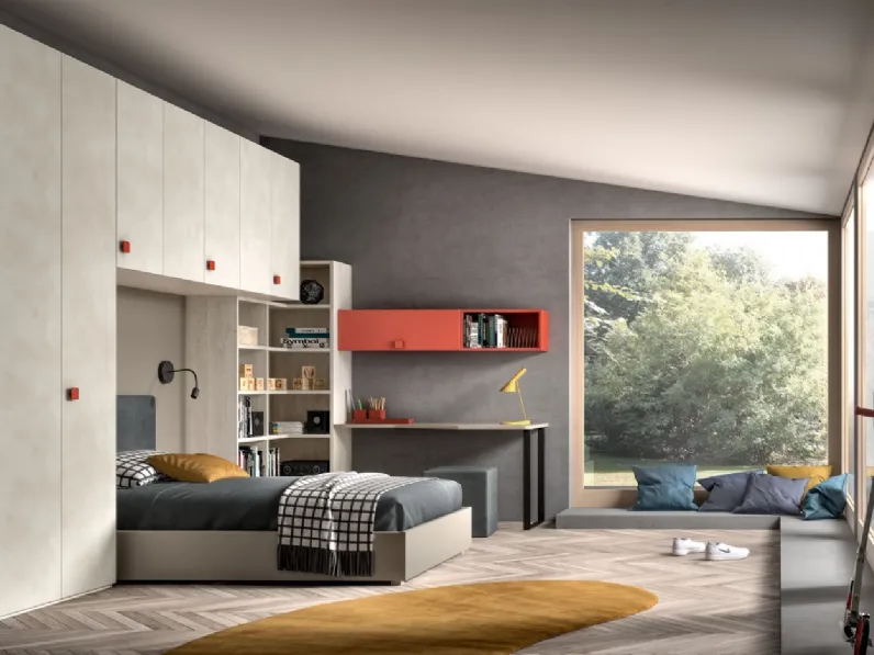Cameretta a ponte per ragazzi Room 109 di Zg Mobili