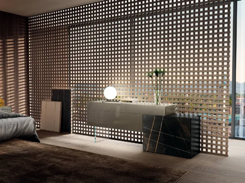 Comò in vetro 36e8 2608 di Lago