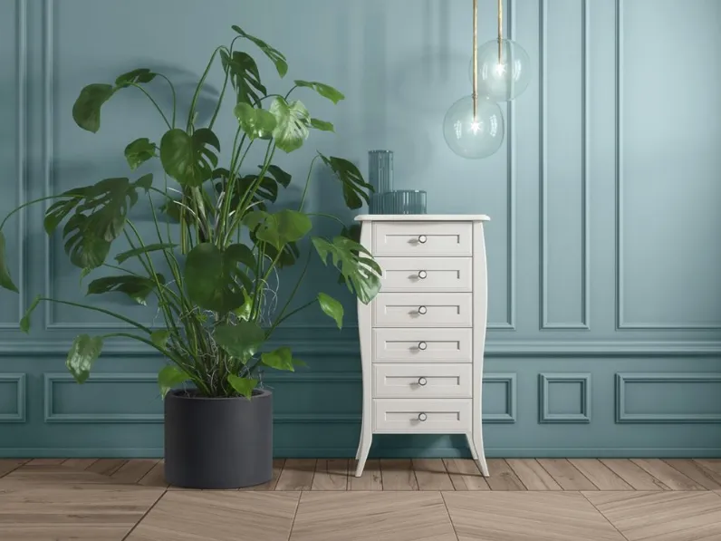 Cassettiera Arcadia Shabby Chic di Colombini Casa