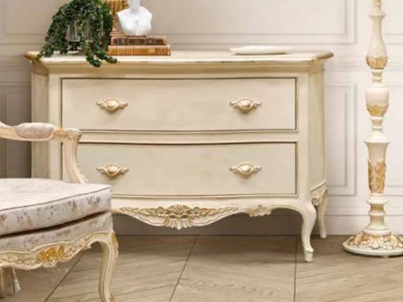 Comò in legno intagliato Art 0016 di Vittorio Grifoni