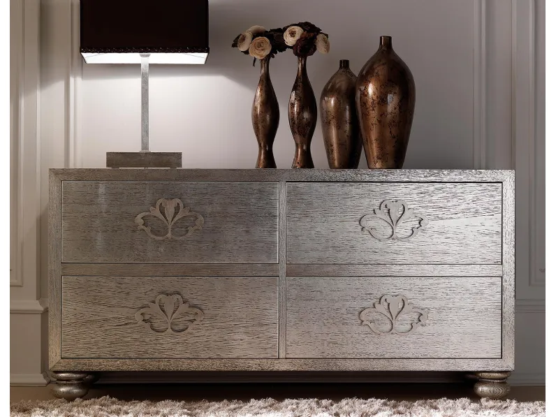 Comò impiallacciato rovere Keope di Cortezari