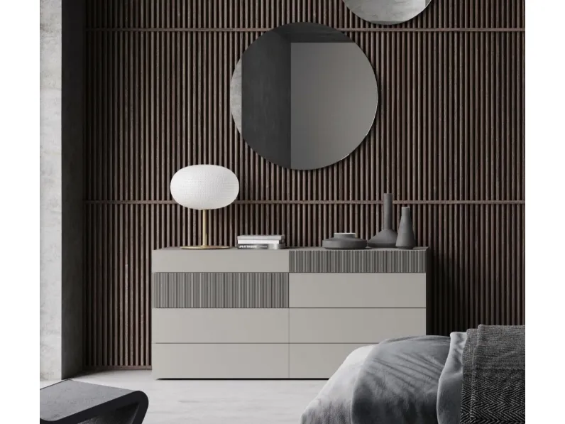 Comò My Love in laccato opaco di Voltan