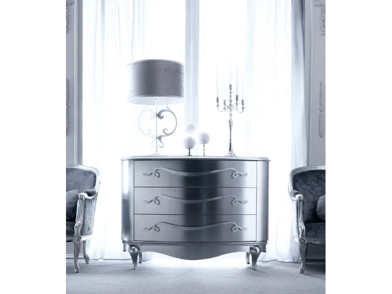 Comò Romeo in legno placcato MDF di Cortezari