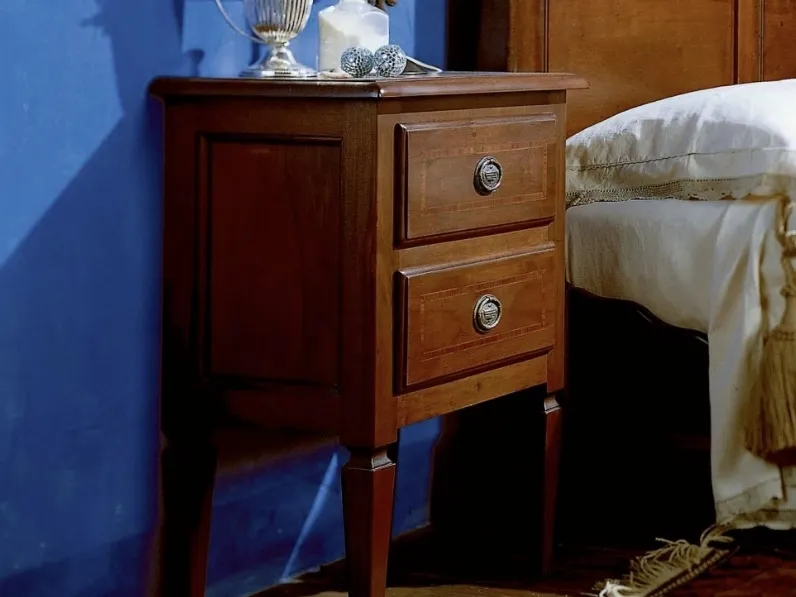 Comodino classico in legno 516 di Paganelli