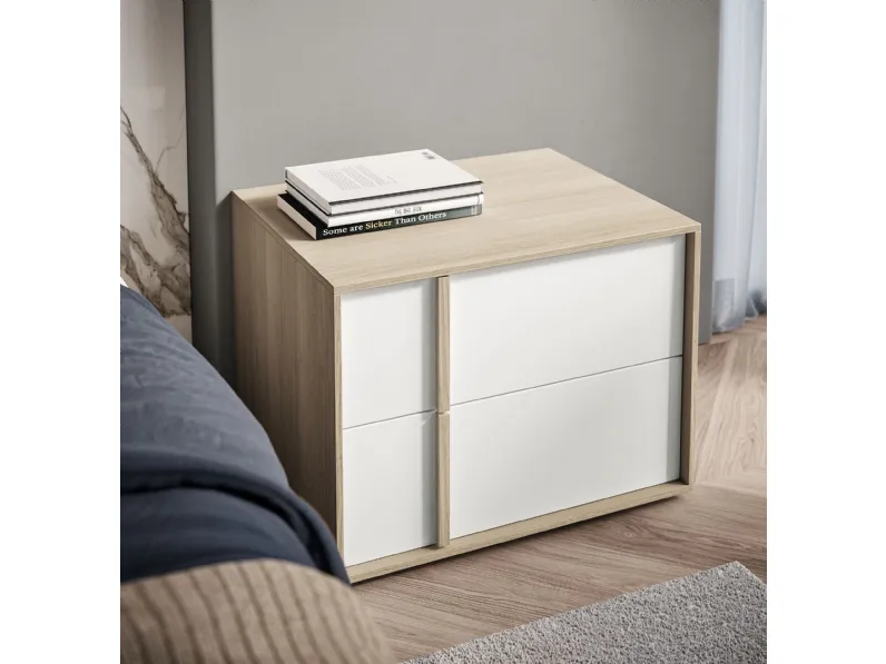 Comodino Alfa New di Spagnol Mobili