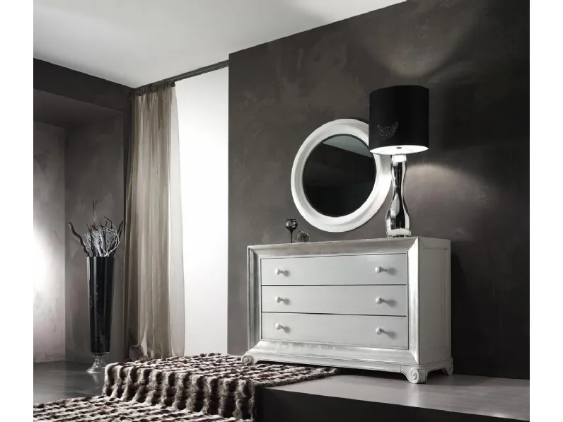 Comò Night Collection 10 in legno laccato di Busatto