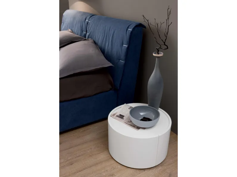 Comodino rotondo Olympia di Spagnol Mobili