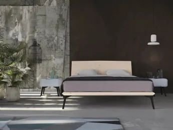 Il comodino Dolcevita di Fratelli Mirandola unisce design contemporaneo e funzionalità in un unico p