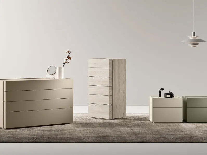 Gruppo Notte Filo in laccato o melaminico di Cinquepuntozero