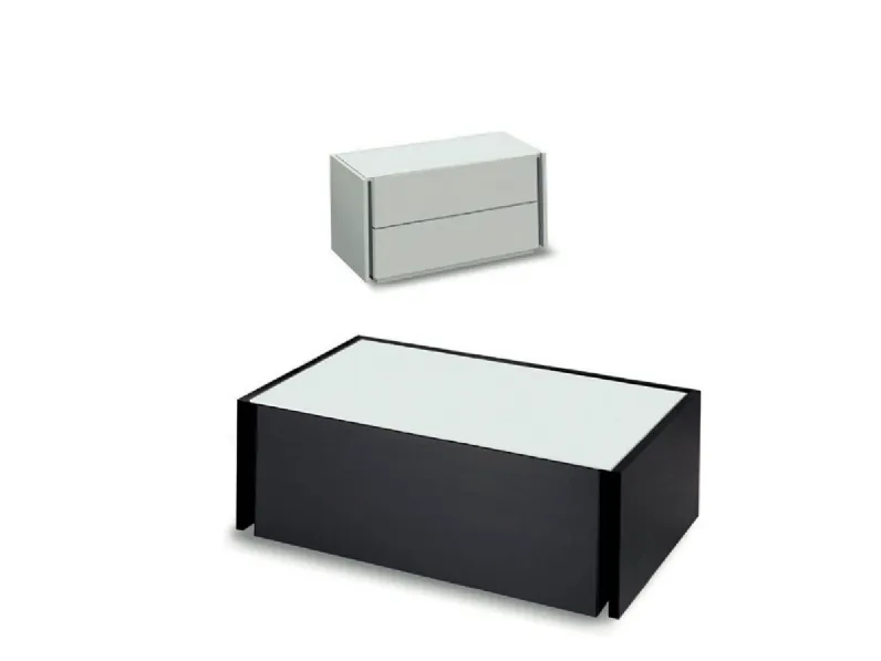 Comodino Line in legno o laccato di Fimar