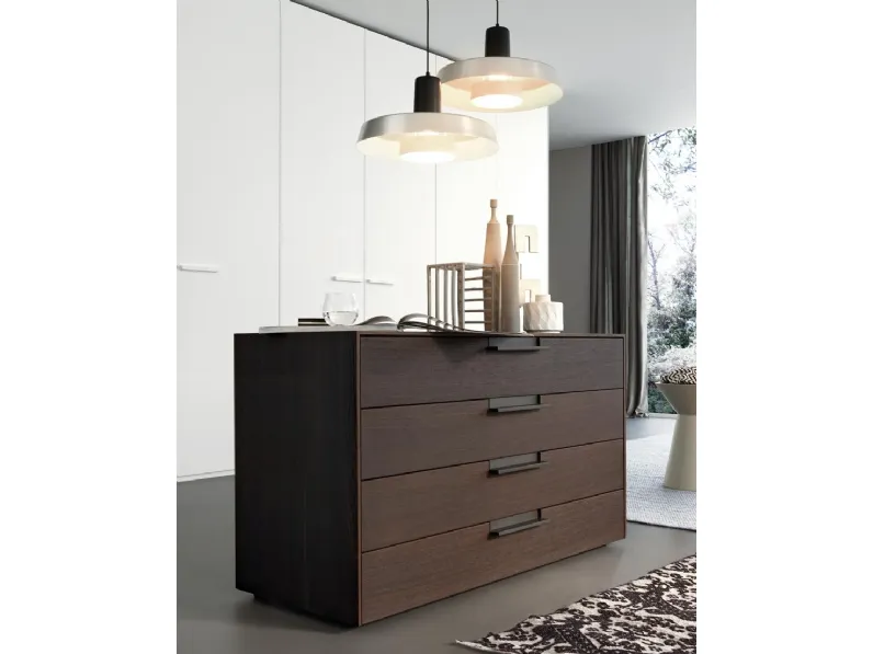 Comò Flat in rovere di Giellesse