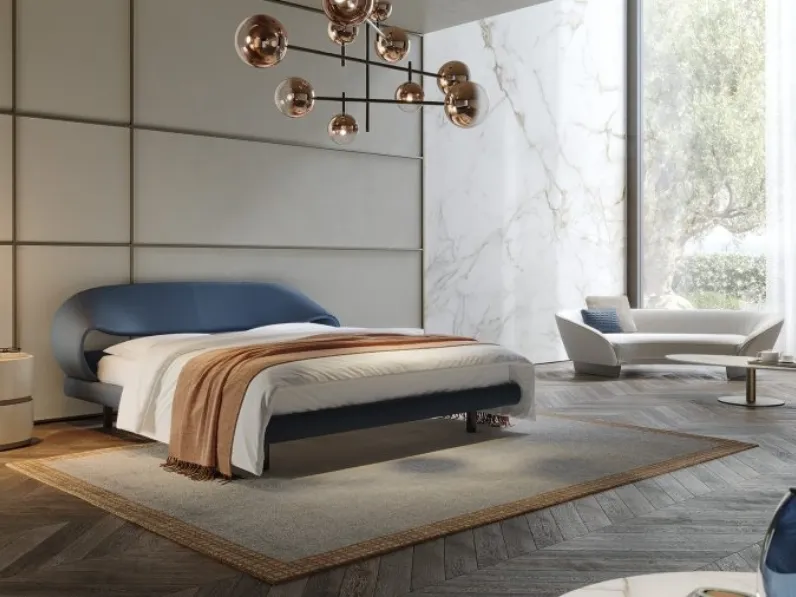 Comodino in legno curvato laccato Bianco Lucido Giulietta-Romeo di Reflex