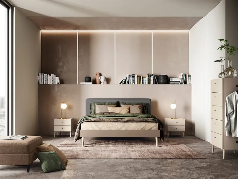 Gruppo Notte Golf Brick con piedini di Colombini Casa