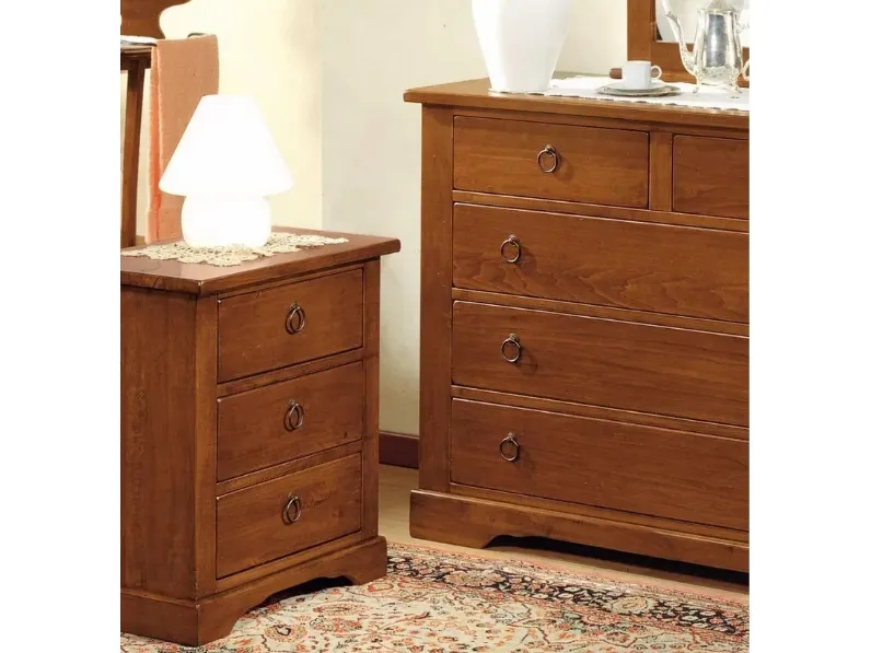 Gruppo notte Classica 544 e 543 in legno di Fratelli Mirandola