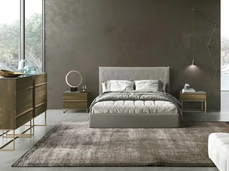 Gruppo Notte Domino finitura Olmo scuro di Archimede