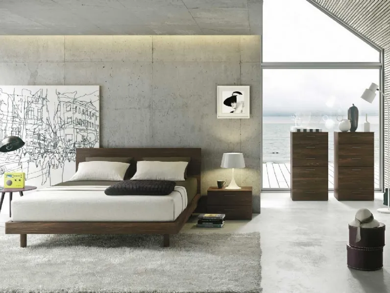 Gruppo Notte Look finitura Olmo scuro di Archimede