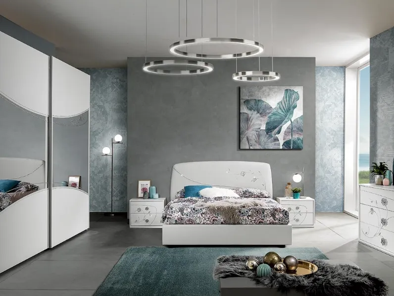 Gruppo Notte Nancy in Frassino Bianco di Mobil Più