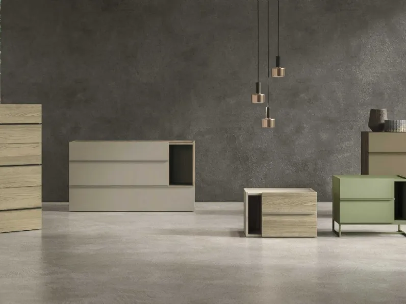 Gruppo Notte Teorema in laccato e melaminico di Archimede