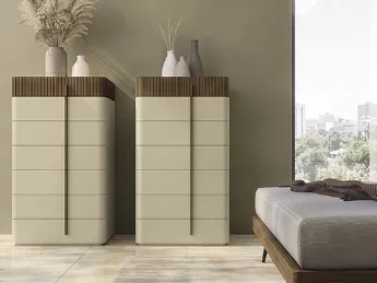 La cassettiera Icon di Fasolin fonde linee architettoniche pure e funzionalità essenziale per spazi 