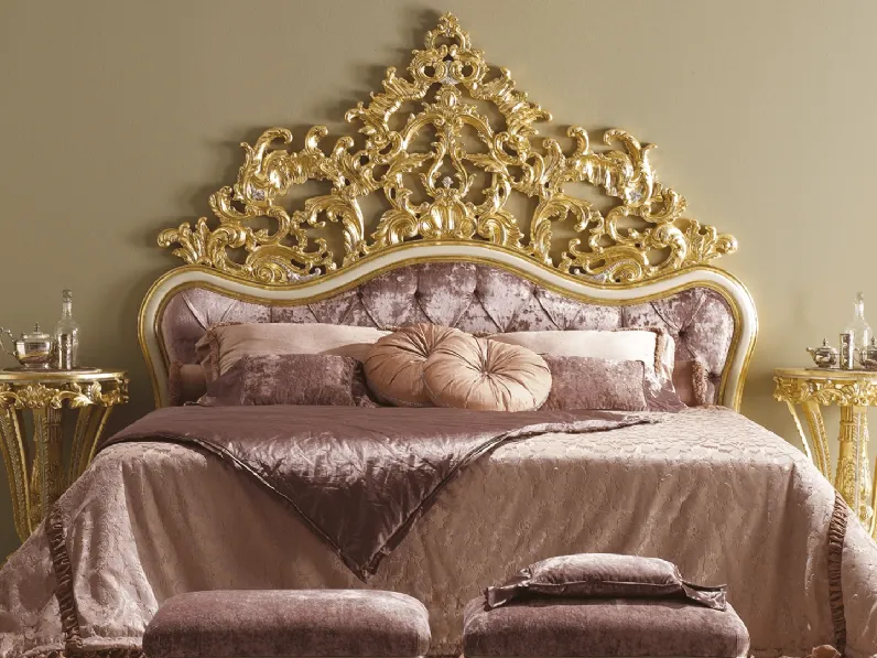 Comodino tondo classico Imperiale di Ghezzani